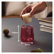 Candle aroma. glass gl. Clean Light &Oslash;95x85mm gardenia&amp;amp;fig