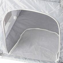 La Bebe™ Travel Playpen Art.KX3011 Grey  Laste mänguaedik 120x120 cm