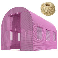 Aedade tunnel 2 x 3 m (6m2) Roosa Plonos