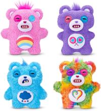 Fuggler Care Bears 23 cm plush mänguasi (Cheer Bear) firmalt ZURU - naljakas kole koletislik kaisukaru inimhammastega, kogutav plush mänguasi lastele, teismelistele, täiskasvanutele ja krosso