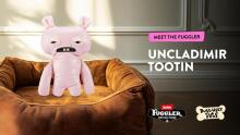 FUGGLER - Ugly Pets 9-tollise seeria 1-plüüs-2 tk pakis (Squidge - karvutu rott ja Reek-O - must kass)