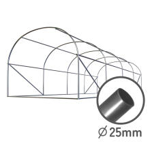 Aedatunnel 3 x 4,5 m (13,5 m2) Valge Plonos