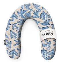 La Bebe™ Rich Maternity Pillow Art.90612661 Nordic Birds. hobuseraua rasedatele 30x104 cm