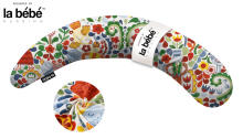 La Bebe™ Moon Cotton Maternity Pillow Art.60608156 Nordic Bloom. Suur Memory Foam täidisega raseduspadi (eriti pehme ja vaikne täidis)