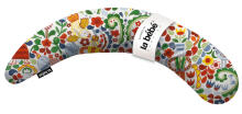 La Bebe™ Moon Cotton Maternity Pillow Art.60608156 Nordic Bloom. Suur Memory Foam täidisega raseduspadi (eriti pehme ja vaikne täidis)