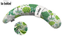 La Bebe™ Moon Cotton Maternity Pillow Art.20608166 Nordic Forest. Large pregnancy pillow with Memory Foam filling (especially soft and quiet filling)