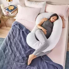 La Bebe™ Maternity Pillow Cotton Sì -Duo Art.90612661 Nordic Birds. Multifunctional maternity pillow with memory foam filling