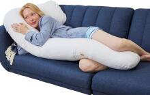 La Bebe™ Flopsy Cotton Nursing Maternity Pillow Memory foam Art.30579834 Nordic Cats.