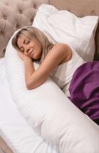 La Bebe™ Flopsy Pillow Art.40579838 Nordic Florals. Cotton Nursing Maternity Memory foam, 180 см
