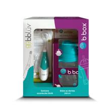 B.BOX 62375 Sonic hambaharja komplekt lastele + 240 ml õlletoru pudel Azure