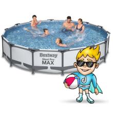 Bestway 56595 427 x 84 cm 10-in-1 Frame Pool