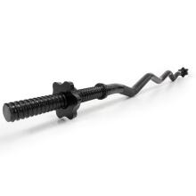 Black bent bar ACT0009, 120 cm, 25 mm