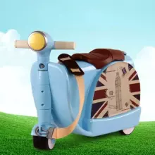 Travel Boarding Luggage Suitcase Art.276169 Blue  Kohver-iste ratastel 3 ühes
