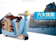 Travel Boarding Luggage Suitcase Art.276169 Blue  Kohver-iste ratastel 3 ühes