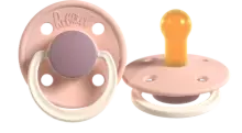 Rebael Round Latex Art.276198 Colour Mix Pacifier (nipple) made of 100% natural rubber 0-6 months (2 pcs.)