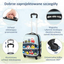 Vehicles Suitcase  Art.BC-16QC-B06  Детский чемодан на колёсиках