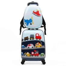 Vehicles Suitcase+Backpack  Art.BC-P-002 Laste kohver ratastel