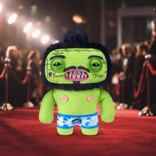 Fuggler Fugg Stars 23cm plush mänguasi (Rhymer Mcslimer) firmalt ZURU - naljakas kole koletislik kaisuloom inimhammastega, kogutav plush mänguasi lastele, teismelistele, teismelistele, täiska