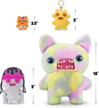 Fuggler Fugg Life 22 cm plush mänguasi (Squidge) firmalt ZURU - naljakas kole koletislik kaisuloom inimhammastega, hull kollektsiooniobjekt lastele, teismelistele