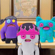 Fuggler Fugg Life 22 cm plush mänguasi (Squidge) firmalt ZURU - naljakas kole koletislik kaisuloom inimhammastega, hull kollektsiooniobjekt lastele, teismelistele