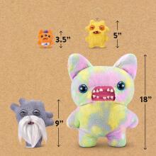 Fuggler Old Fogies 22 cm plush mänguasi (Captain Cardiac) firmalt ZURU - naljakas kole koletislik kaisuloom inimhammastega, hull kollektsiooniobjekt lastele, teismelistele