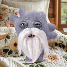 Fuggler Old Fogies 22 cm plush mänguasi (Captain Cardiac) firmalt ZURU - naljakas kole koletislik kaisuloom inimhammastega, hull kollektsiooniobjekt lastele, teismelistele
