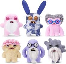 Fuggler Old Fogies 22 cm Plush Toy (Mr Needles) by ZURU - Funny Ugly Monster Cuddly Toy with Human-like Teeth, Crazy Collectible for Kids, Teens