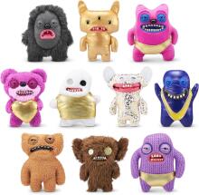 Fuggler Gold Fuggs 22 cm plush mänguasi (Teddy Bear Nightmare - süda) firmalt ZURU - naljakas kole koletislik kaisuloom inimkujuliste hammastega, hull kollektsioonio