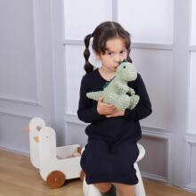 Apricot Lamb - Dinosauruse Kaisumänguasi 22cm - Palus Mänguasi Lastele ja Beebidele - Kohev Täidetud Dino Kaisumänguasi