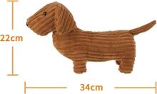 Apricot Lamb - Kaisumäng Clare Taksikoer 34 cm - Pehme Koerakingitus Lastele (helepruun)