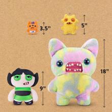 ZURU Fuggler Powerpuff Girls 9-tolline plush mänguasi (Buttercup) – naljakas inetu koletis lastele, teismelistele, täiskasvanutele ja multifilmifännidele