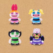 ZURU Fuggler Powerpuff Girls 9-tolline plush mänguasi (Buttercup) – naljakas inetu koletis lastele, teismelistele, täiskasvanutele ja multifilmifännidele
