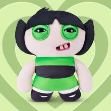 ZURU Fuggler Powerpuff Girls 9-tolline plush mänguasi (Buttercup) – naljakas inetu koletis lastele, teismelistele, täiskasvanutele ja multifilmifännidele