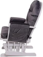 Mendler Relaxing Rocking Chair Art.HWC-C76 Light Grey Kiiktool söötmiseks