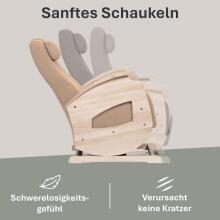 NeiLux Design Relaxing Rocking Chair Art.278409 Beige Kiiktool söötmiseks