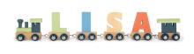 Small foot Letter Train Locomotive Art.278428 Wood letter,1 psc