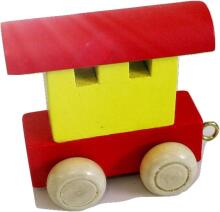 Small foot Letter Train Locomotive Art.278431 Wood letter,1 psc
