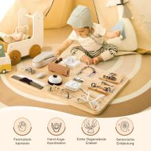 Kidsworld Montessori Art.279036 Montessori tegevuslaud 21-ühes puidust mänguasi ja hariduslik mänguasi