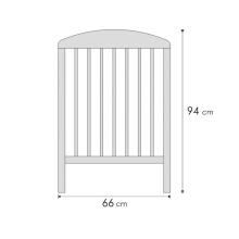 La Bebe™ Kids Wood Cot Sosna Art.279425 Natural  laste puidust võrevoodi sahtliga 120x60 cm