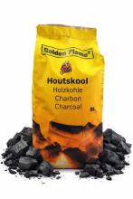 Natural Hardwood Charcoal Art.279740 Premium puusüsi Golden Flame 8L — ideaalne grillimiseks ja BBQ‑ks,2 kg