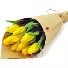 La Petit Fluer Art. LPT-TR51 Fresh Red tulips 51 psc