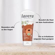 Lavera Baby Wash/Shampoo Art.279959 seebivaba nahka niisutav, rahustav ja taastav keha- ja juustepesuvahend, 200 ml