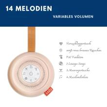 Baby Basic Noise Accessories Baby Sound Machine Art.279965 White Portable sound machine with cord and sound effects