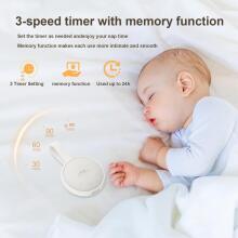 Baby Basic Noise Accessories Baby Sound Machine Art.279969 White Portable sound machine with cord and sound effects