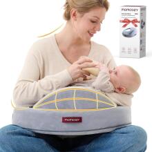 Momcozy Memory Foam Nursing Pillow with Safety Border Art.280038 Moon  Ergonomic nursing pillow made of memory foam with a protective side