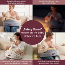 Momcozy Memory Foam Nursing Pillow with Safety Border Art.280038 Moon  Ergonomic nursing pillow made of memory foam with a protective side