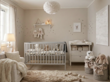 Bocian Baby Cot Magda 120x60 Art.280151 White Laste puidust võrevoodi 120x60 cm