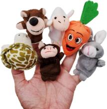 Animal Finger Puppet Art.280241 Sõrmenukud/sõrmenukuteater, 1 tk.