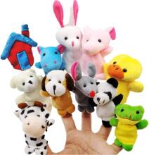 Animal Finger Puppet Art.280241 Sõrmenukud/sõrmenukuteater, 1 tk.