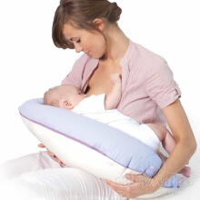 Toitmispatja - MINI RELAX - suurus 140 - SINISED RIBAD
